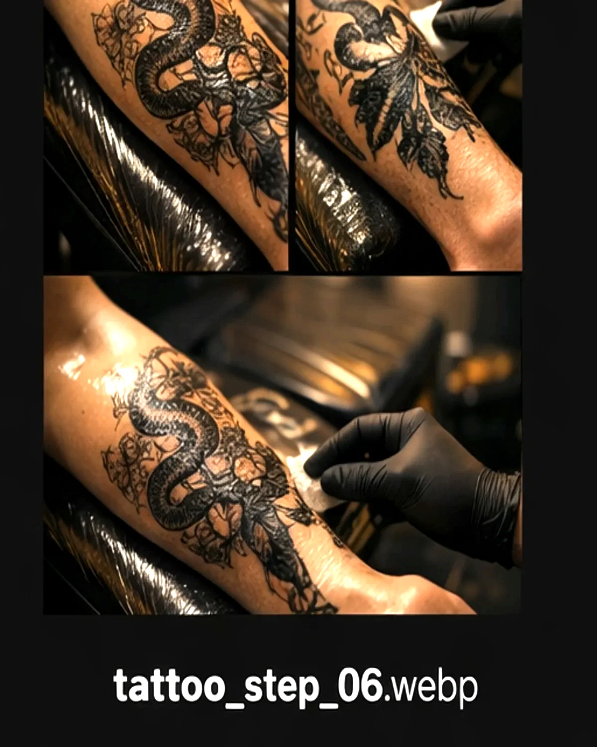 Aftercare del tatuaggio dopo la sessione